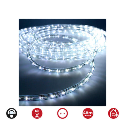 Tubo Flexiled 2 Vias Fixed 48M. 30 Leds/M White Frio (interior-exterior) — image 1