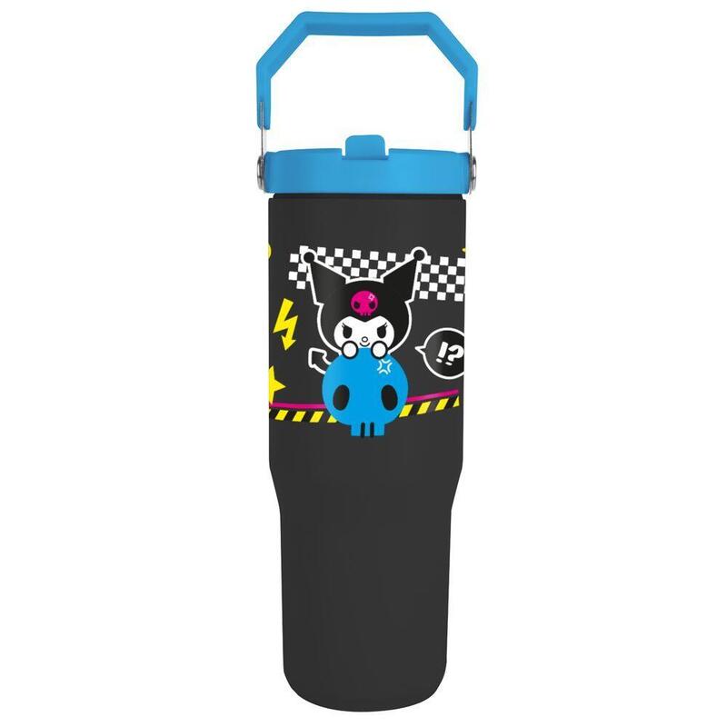 Glass Thermos Kuromi Hello Kitty 880ML
