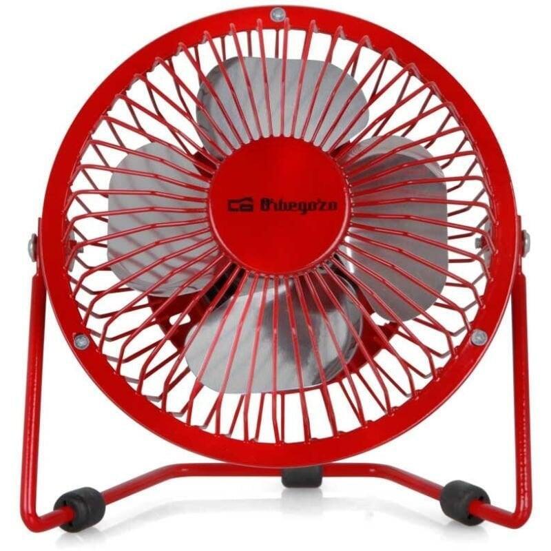 Orbegozo Fan Mini USB Pw 1027 Red