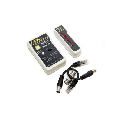 Wp Testeador Network RJ11 / RJ12 / RJ45 / BNC - White And Black — image 1
