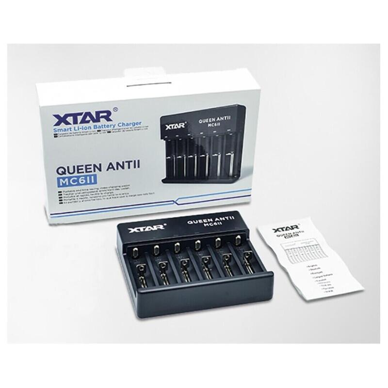 Xtar Charger Batteries Ion-litio Queen Antii MC6II